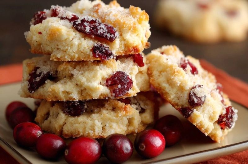 Cranberry-Schneebällchen (Nie wieder bröseliger Teig!)