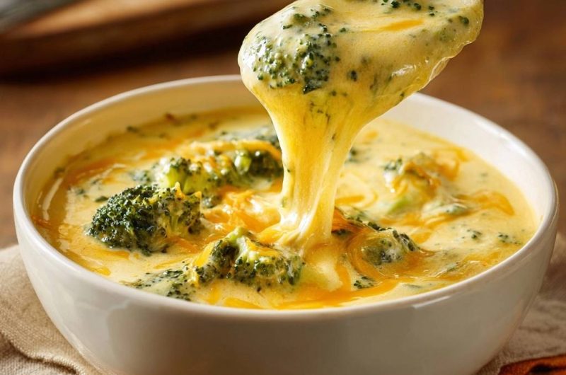 Cremige Brokkoli-Käse-Suppe