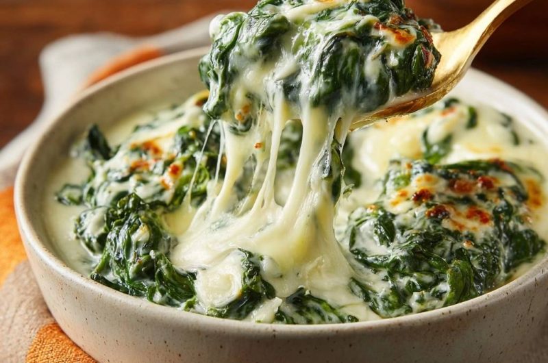 Cremiger Käse-Spinat