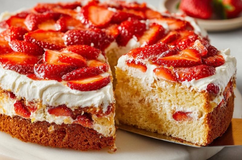 Erdbeer-Sahne-Torte