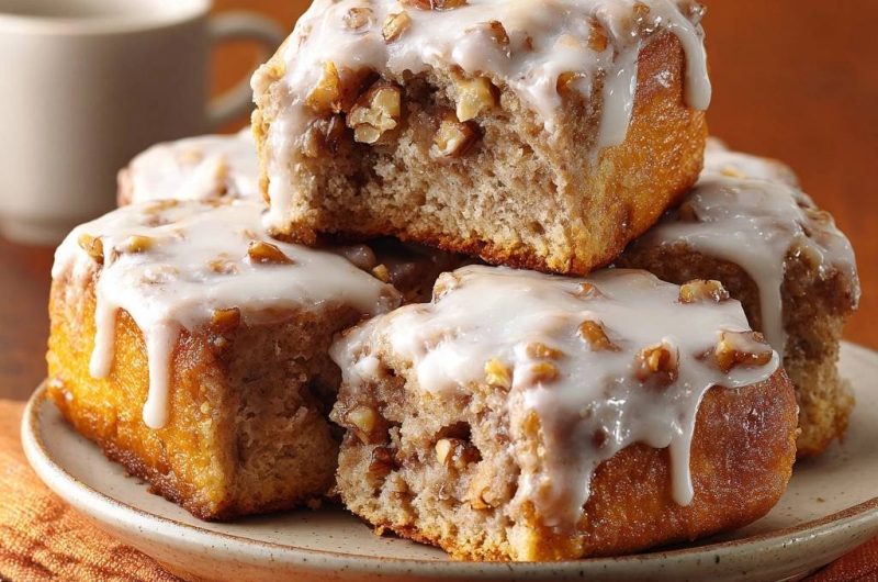 Fluffige Pekannuss-Zimtschnecken (Die todsichere Aufgeh-Technik)