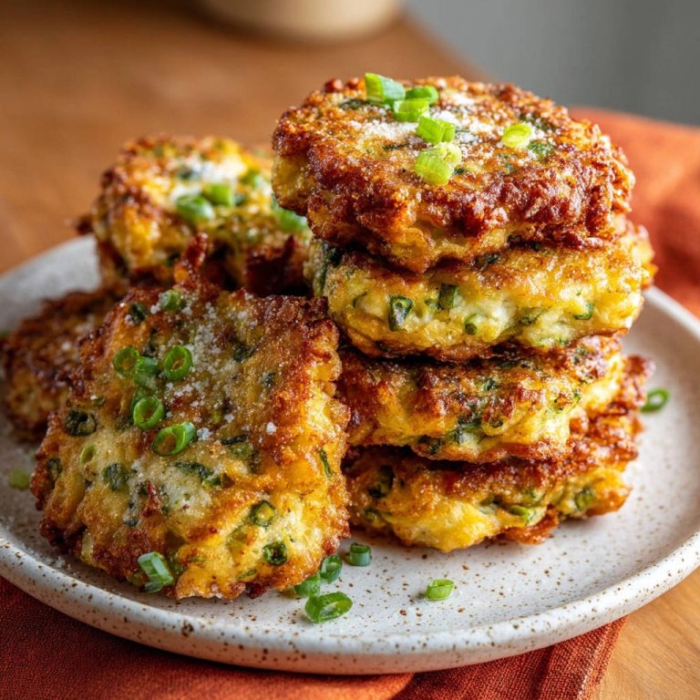 Goldbraune Kräuter-Käse-Puffer: Nie wieder matschig, immer knusprig!