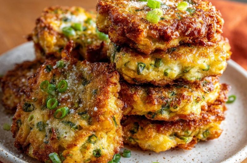 Goldbraune Kräuter-Käse-Puffer