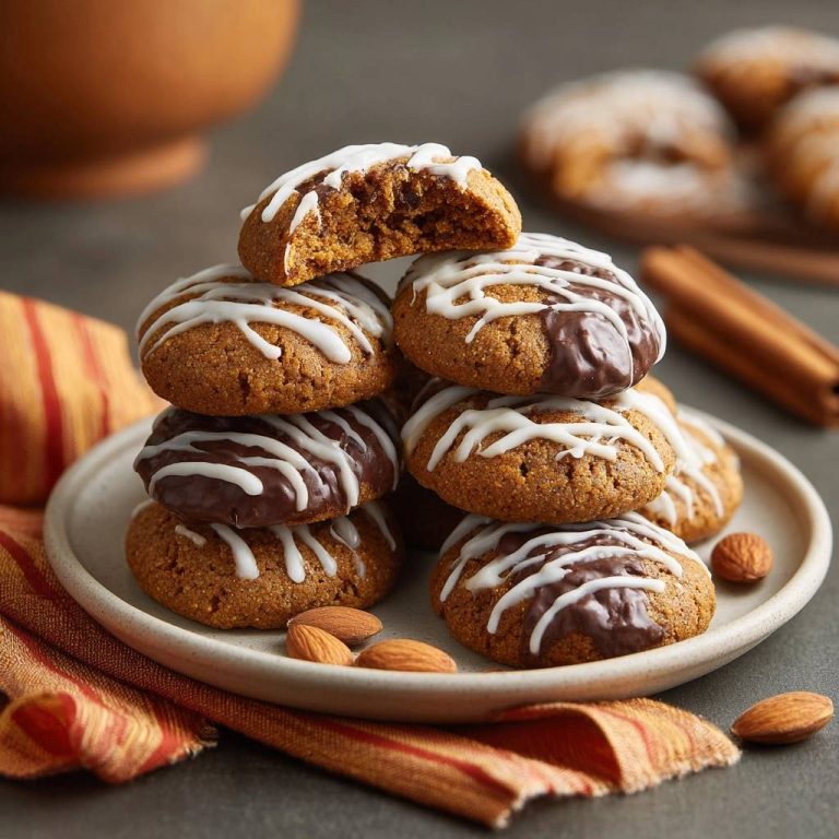 Kürbis-Mandel-Gewürzkekse (Nie wieder matschige Kürbiskekse!)