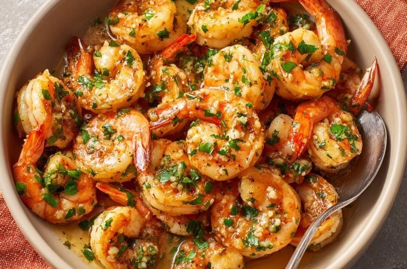 Knoblauch-Garnelen (Kein verbrannter Knoblauch mehr)