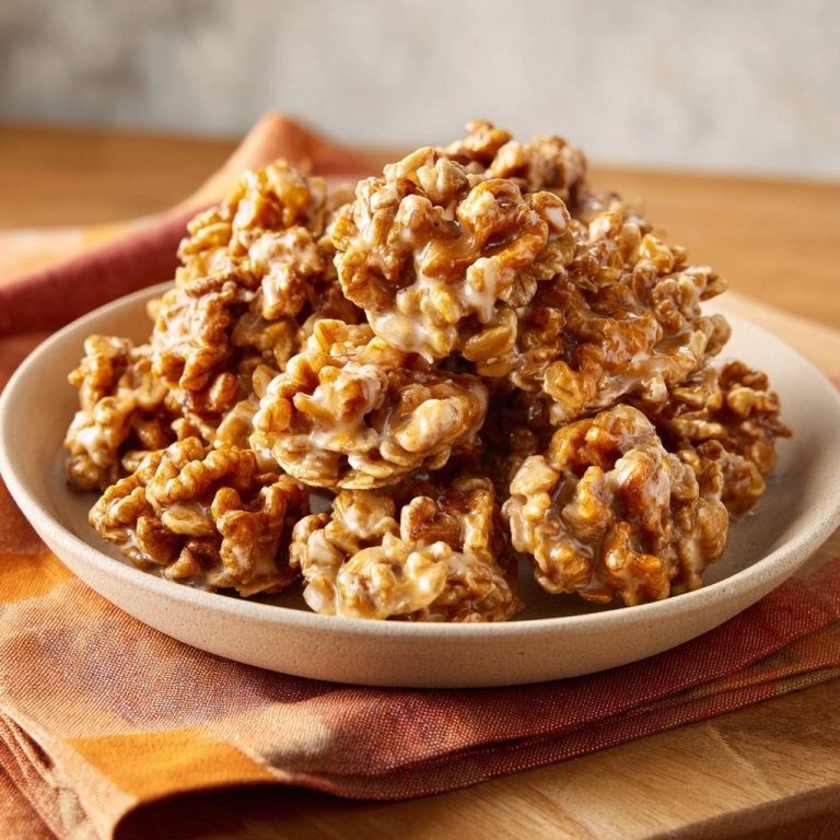 Knusprige Karamell-Walnüsse (Nie wieder kristalliger Karamell!)