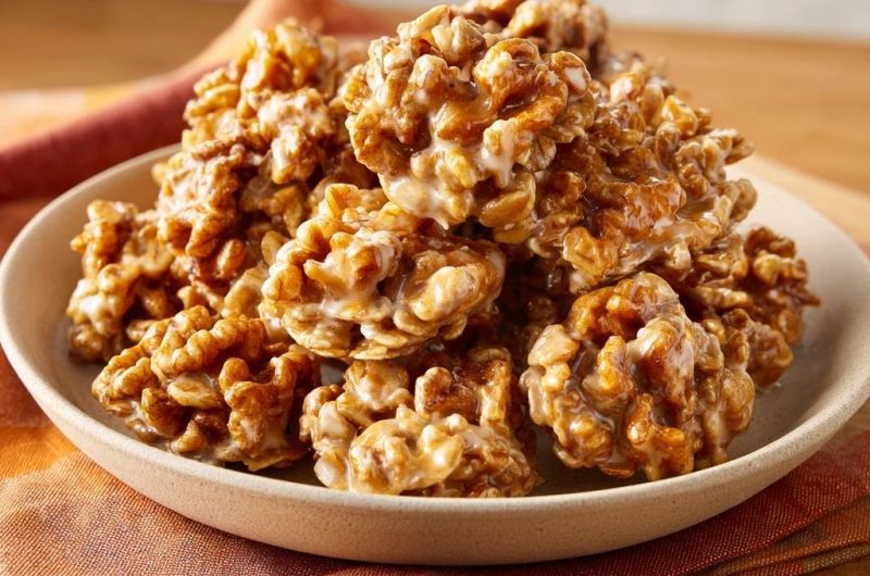 Knusprige Karamell-Walnüsse (Nie wieder kristalliger Karamell!)