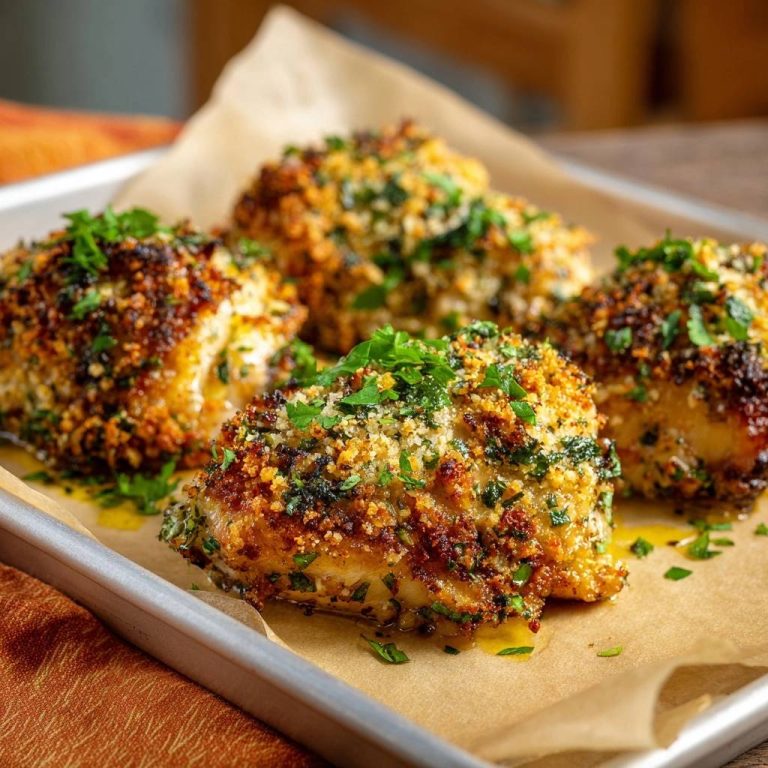 Knusprige Kräuterhähnchenschenkel – Rezept ohne Frittieren