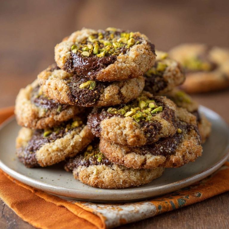 Knusprige Pistazien-Schokoladenkekse – Rezept