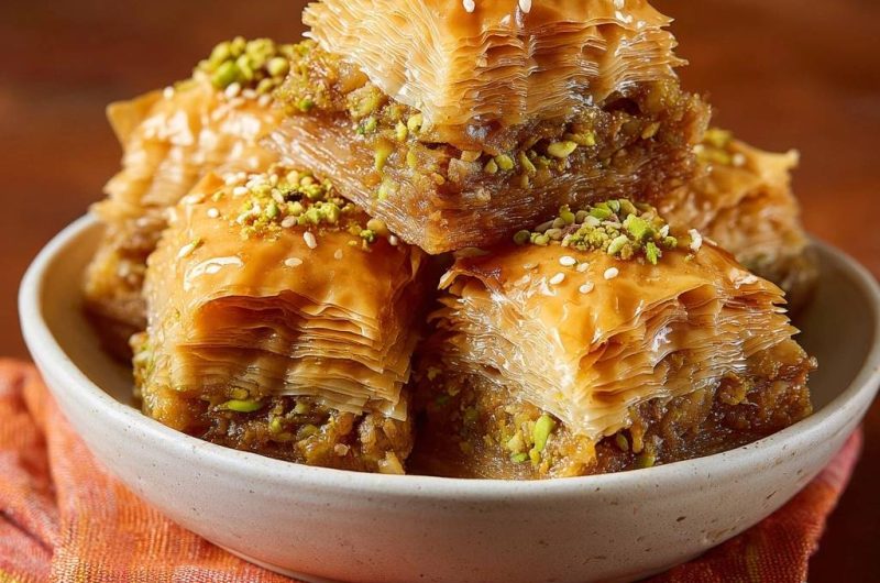 Pistazien-Baklava (Nie wieder schwammiger Filoteig!)