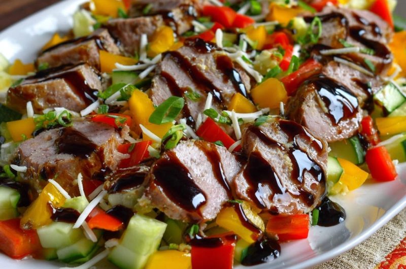 Saftiges Putenfilet auf Sommergemüse-Bett