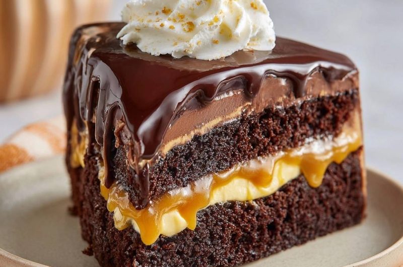 Schoko-Karamell-Kuchen