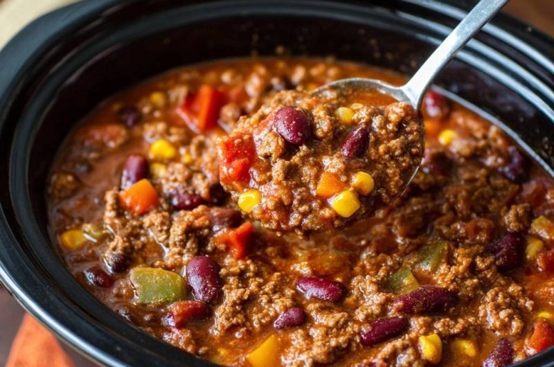 Slowcooker-Chili con Carne (Keine wässrige Soße mehr)
