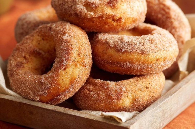 Zimtzucker-Donuts (Nie wieder ölig-fette Donuts!)