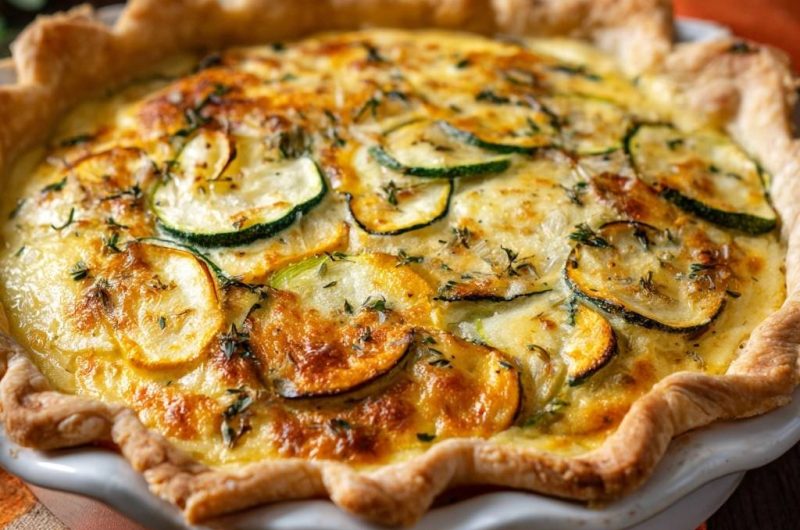 Zucchini-Thymian-Quiche (Keine matschigen Zucchini mehr!)