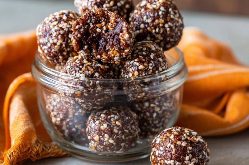 Dattel-Sesam-Balls