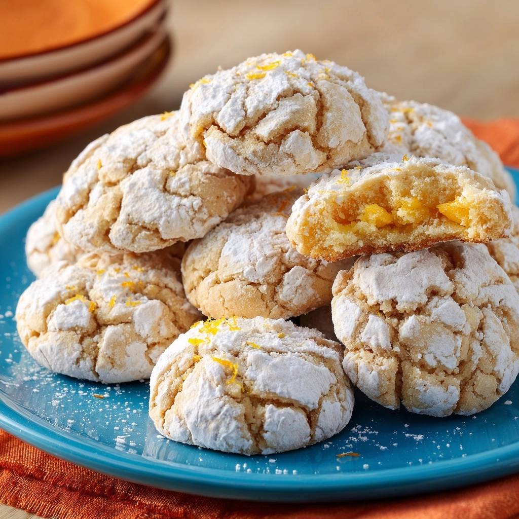 Zitronen-Schneekekse (Nie wieder flache Kekse!)