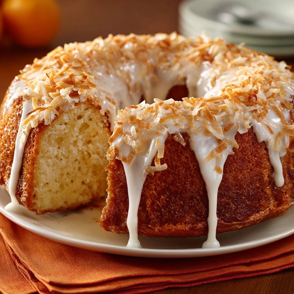 Kokos-Gugelhupf (Nie wieder anhaftender Kuchen!)