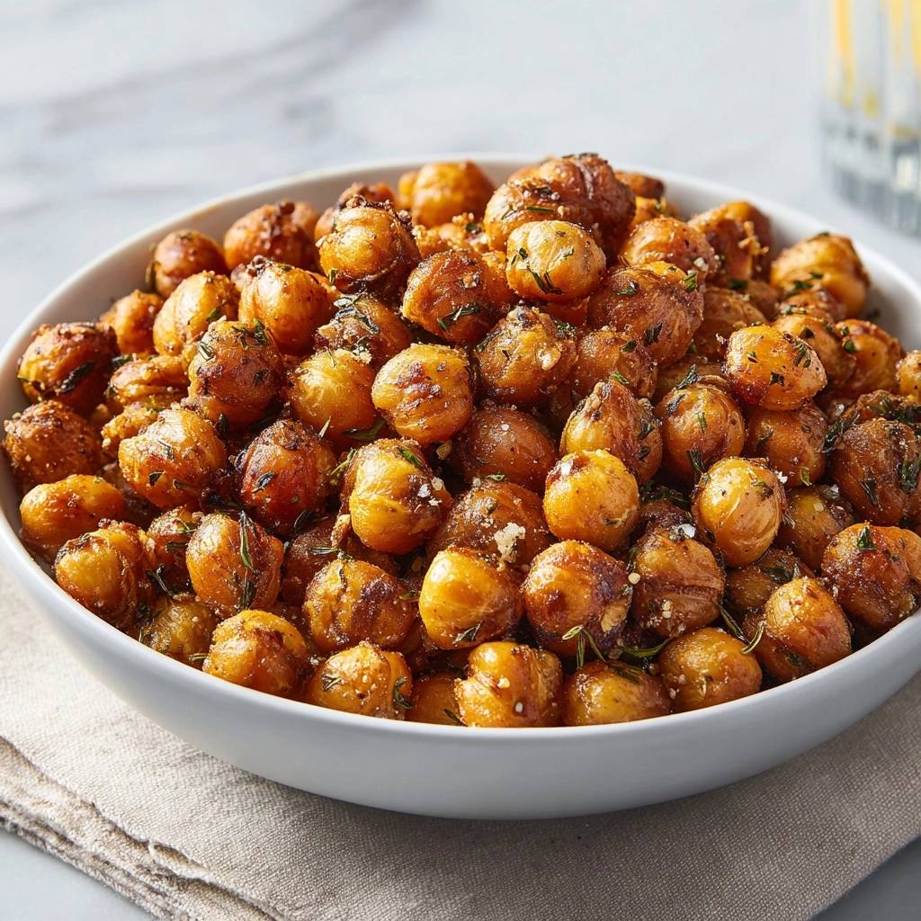 Knusprige Gewürz-Kichererbsen