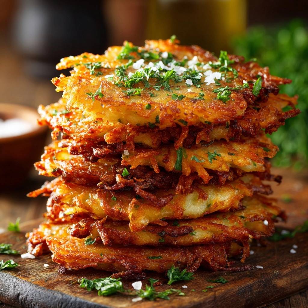 Knusprige Kartoffelpuffer