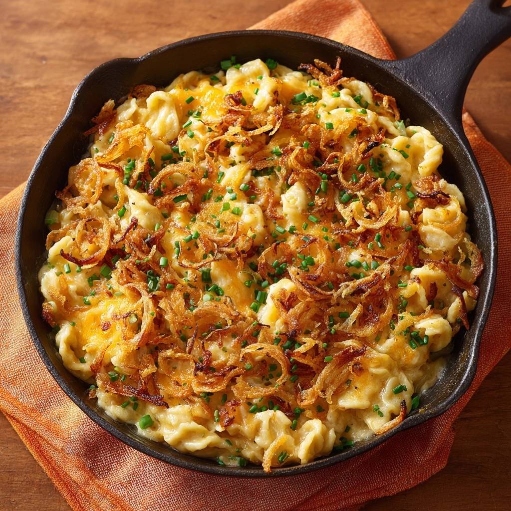 Knusprige Käse-Bratkartoffeln