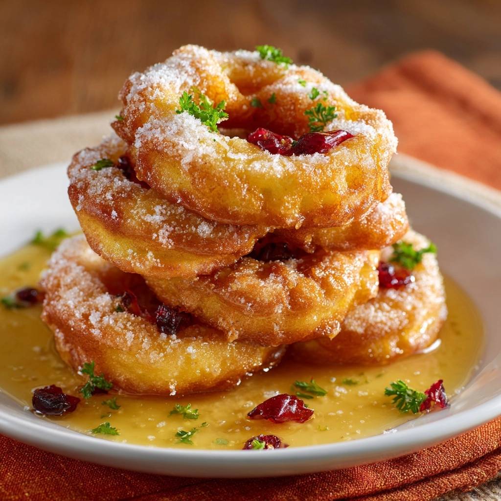 Süße Cranberry-Zwiebelringe (Nie wieder matschige Zwiebelringe!)