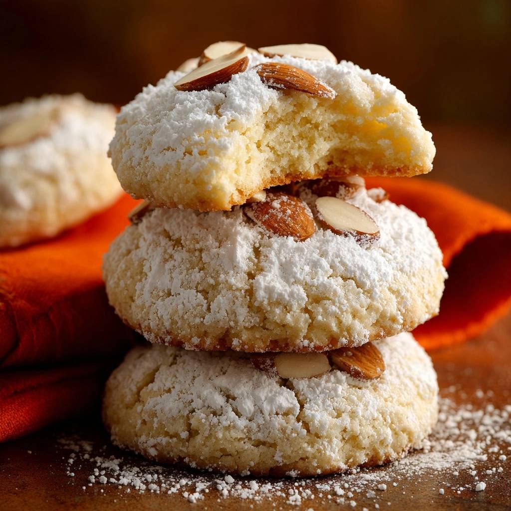 Pudrige Mandelkekse (Nie wieder flache Kekse!)