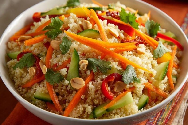 Bunter Quinoa-Gemüsesalat