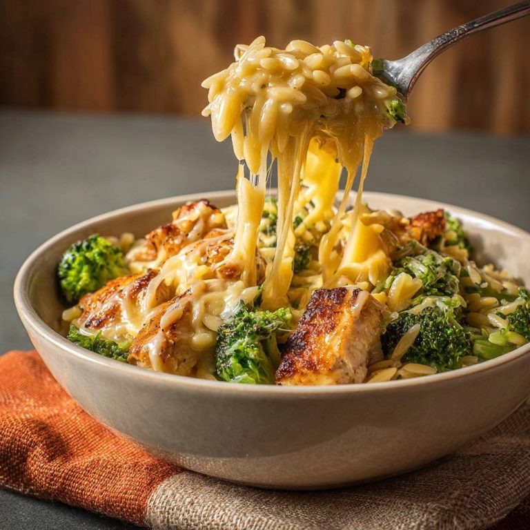 Cremiges Hähnchen-Orzo mit Brokkoli: Anti-Matsch-Rezept