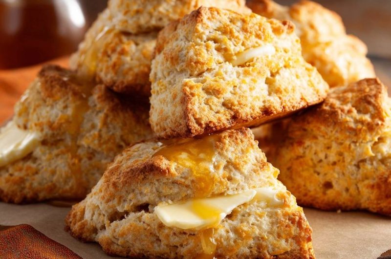 Fluffige Käse-Biscuits (Garantiert jedes Mal fluffig hoch!)