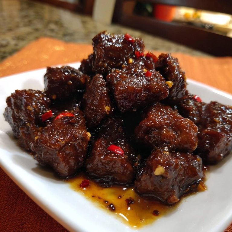 Glasiertes Pfeffer-Rindfleisch: Saftig & Zart