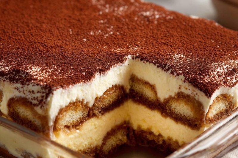 Klassisches Tiramisu (Nie wieder matschige Biskuits!)