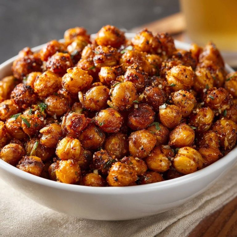 Knusprige Gewürz-Kichererbsen – Rezept