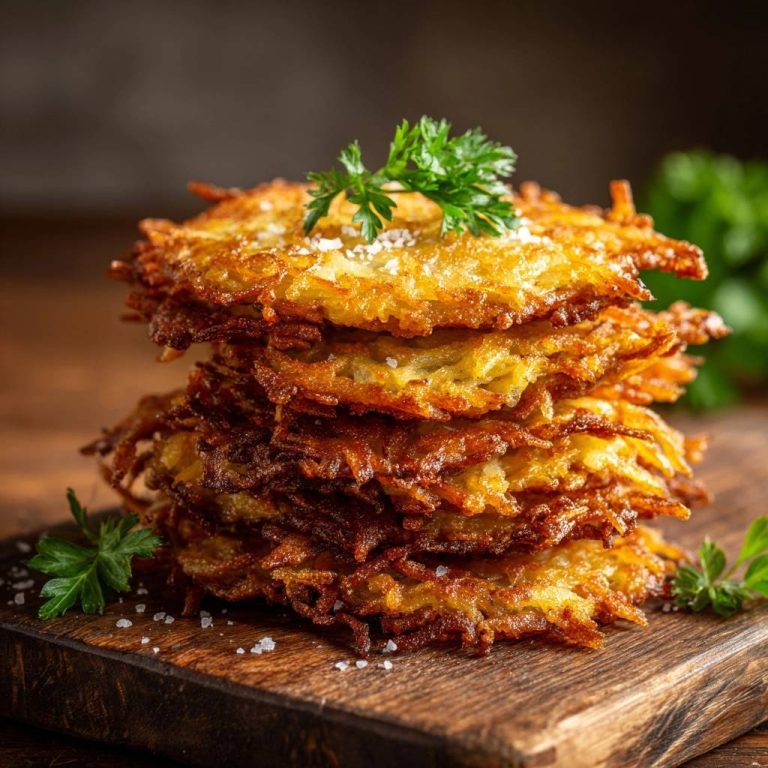 Knusprige Kartoffelpuffer – Nie wieder matschig!