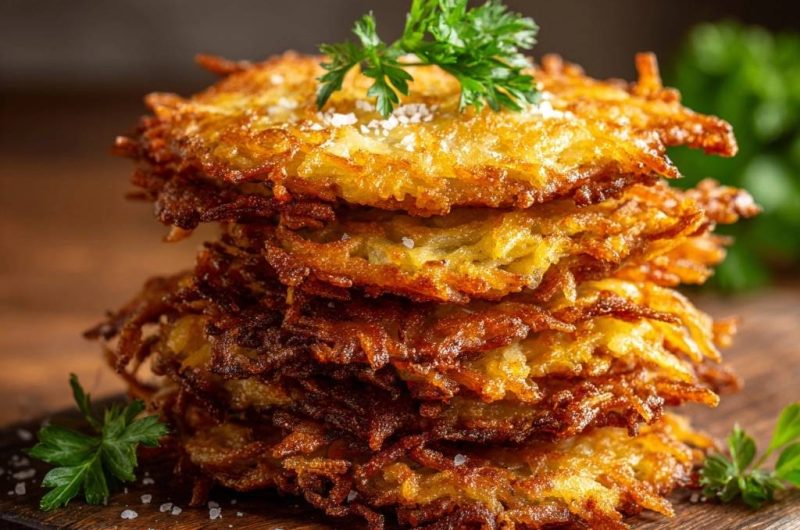 Knusprige Kartoffelpuffer