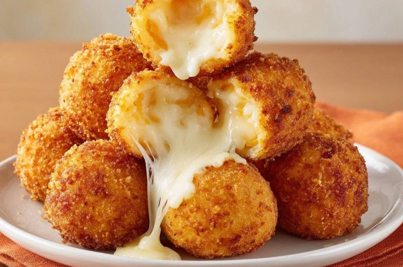 Knusprige Mozzarella-Bällchen