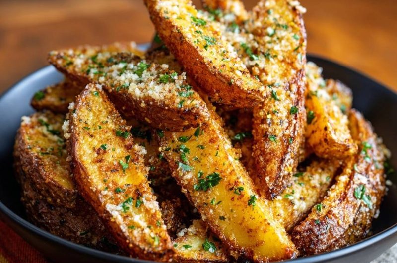 Knusprige Parmesan-Kartoffelwedges