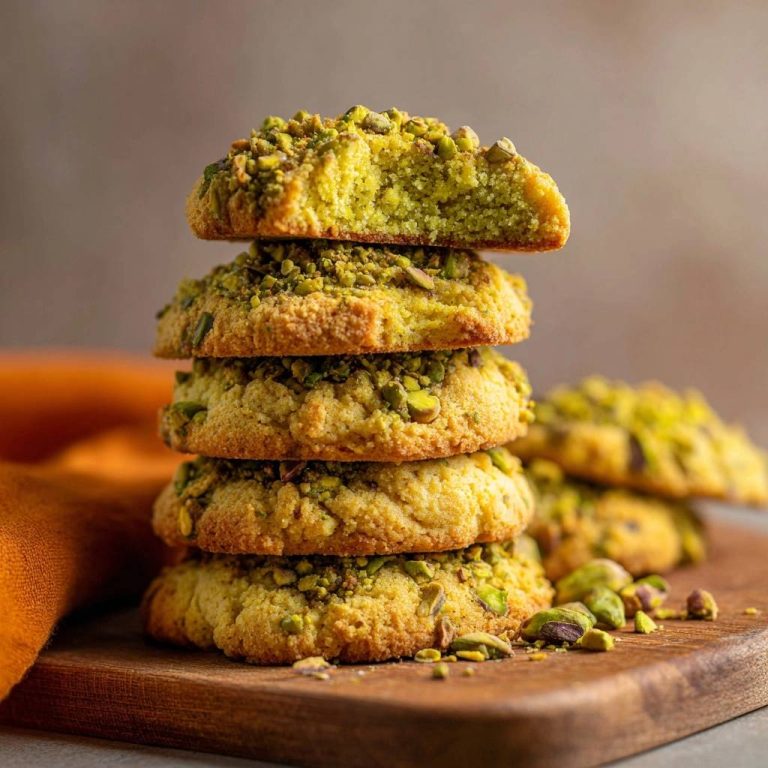Knusprige Pistazienkekse (Nie wieder flache Kekse!)