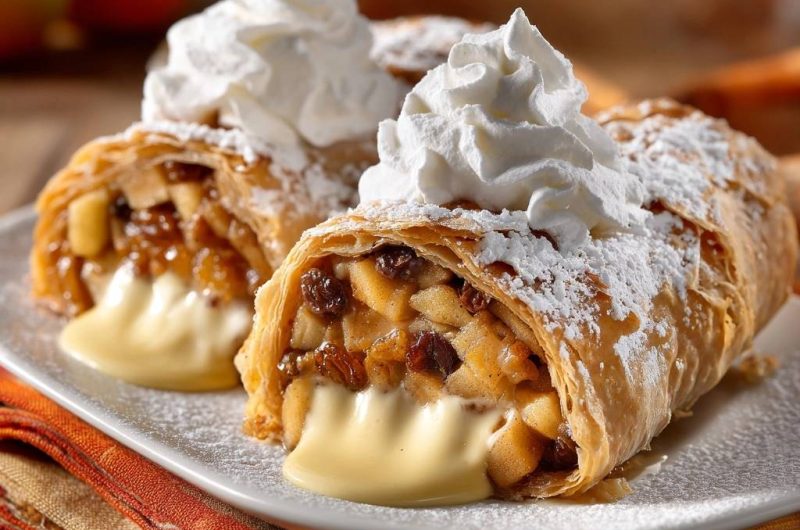 Knuspriger Apfelstrudel