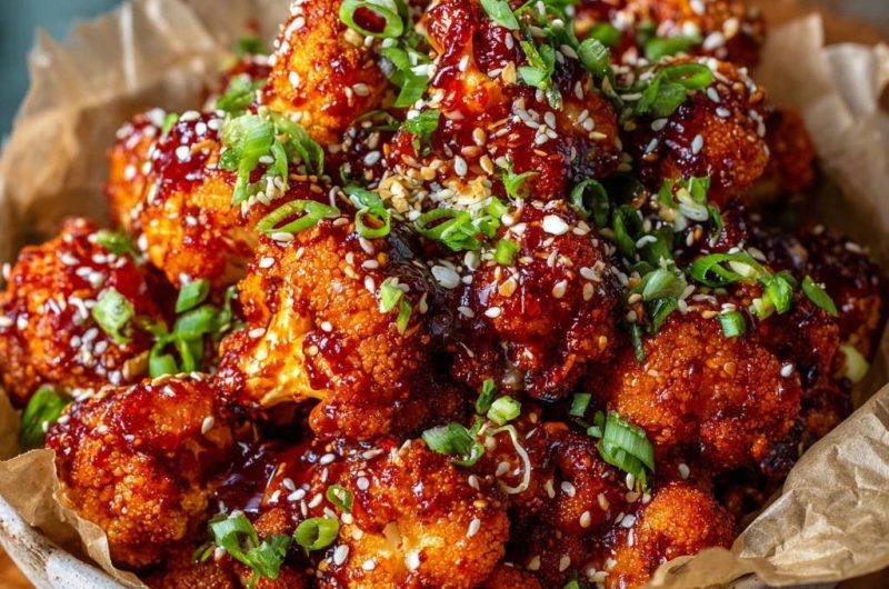 Knuspriger Gochujang-Blütenkohl