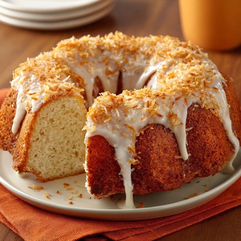 Kokos-Gugelhupf (Nie wieder anhaftender Kuchen!)