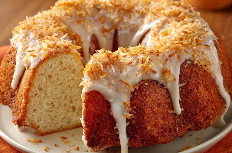 Kokos-Gugelhupf (Nie wieder anhaftender Kuchen!)