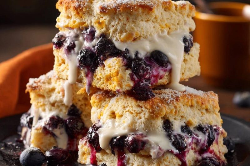 Luftige Blaubeer-Shortcakes