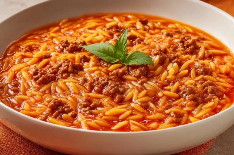Orzo Bolognese (Nie wieder matschige Nudeln)