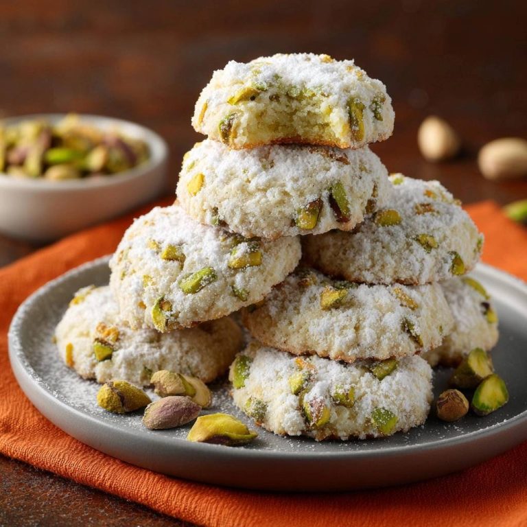 Pistazien-Schneekugeln (Nie wieder zerbröselnde Bällchen!)
