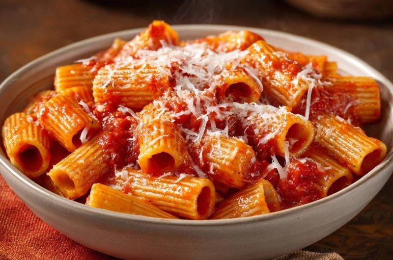 Rigatoni alla Pomodoro (Nie wieder matschige Nudeln)