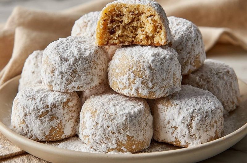 Russische Zuckerkugeln (Nie wieder bröseliger Teig!)