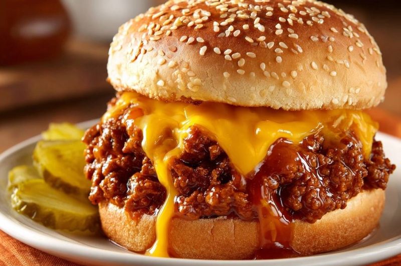 Saftiger Sloppy Joe Burger