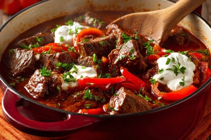 Ungarisches Paprikagulasch – Nie wieder zähes Fleisch!