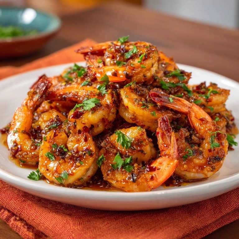 Würzig-glasierten Chili-Garnelen: Saftig in 20 Min!